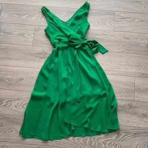 DKNY Green Wrap Dress Size 8